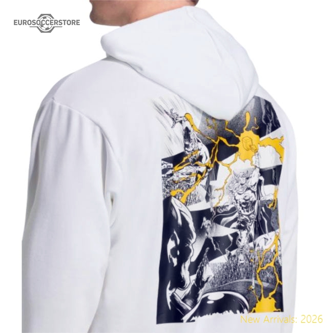 2025-2026 Real Madrid Marvel Hoody (white) - Fantastic Value