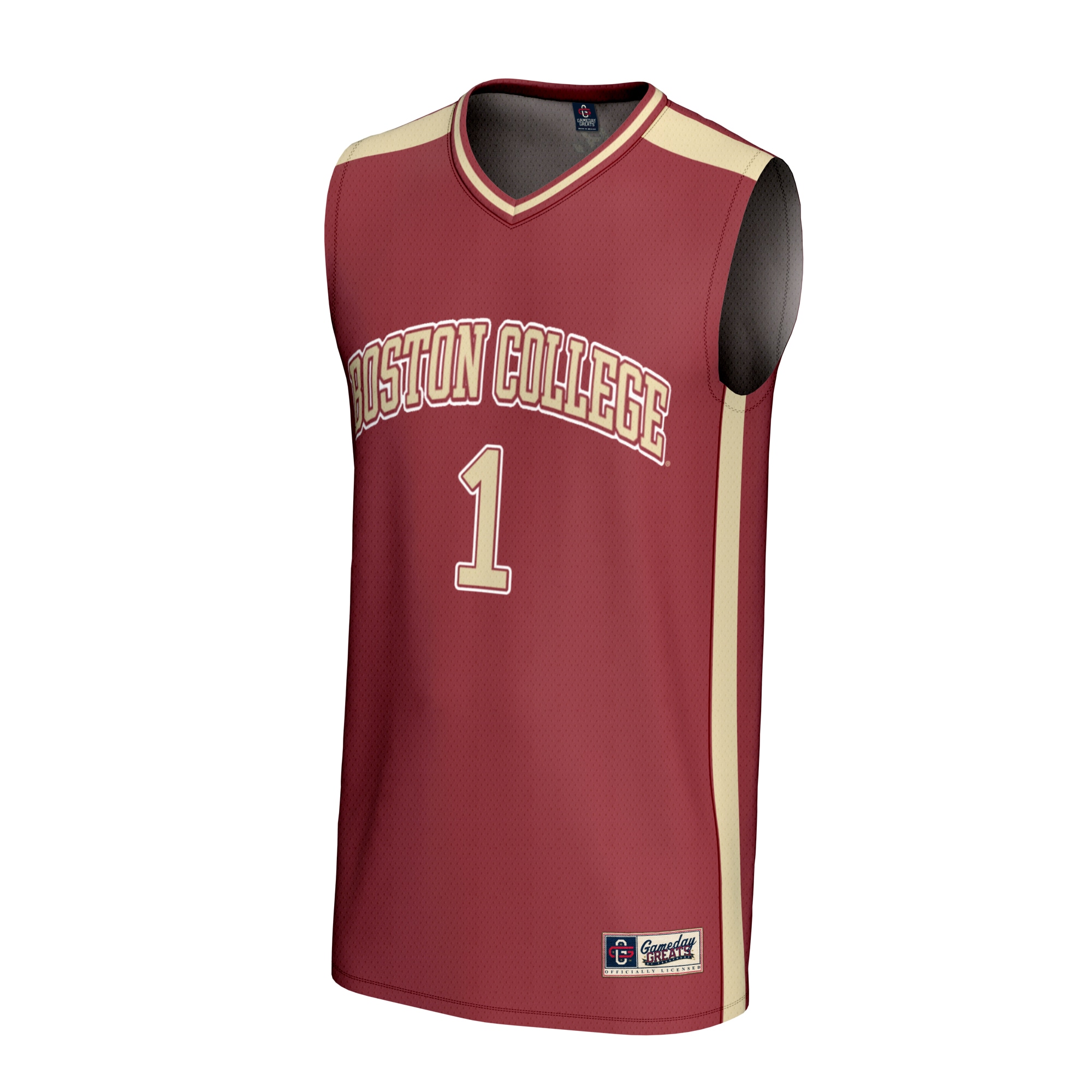[NJP] Boston College Eagles GameDay Greats Unisex Lightweight Basketball Fashion Jersey - Maroon