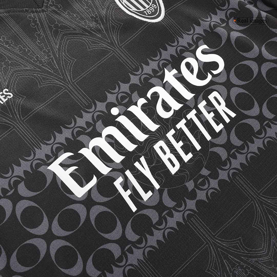 Kid's AC Milan x Pleasures Fourth Away Soccer Jersey Kit(Jersey+Shorts