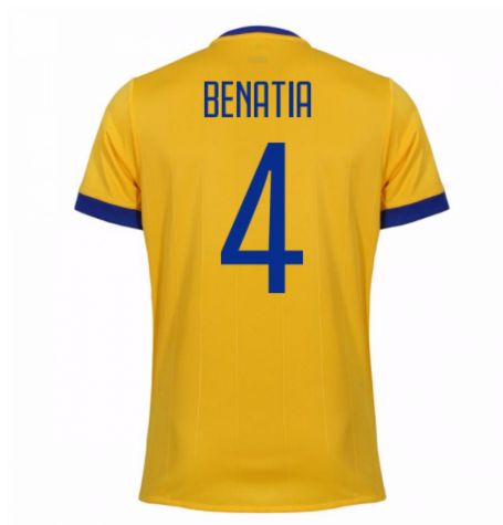 Juventus Away 201718 Benatia 4 Soccer Jersey Shirt - Official Replica