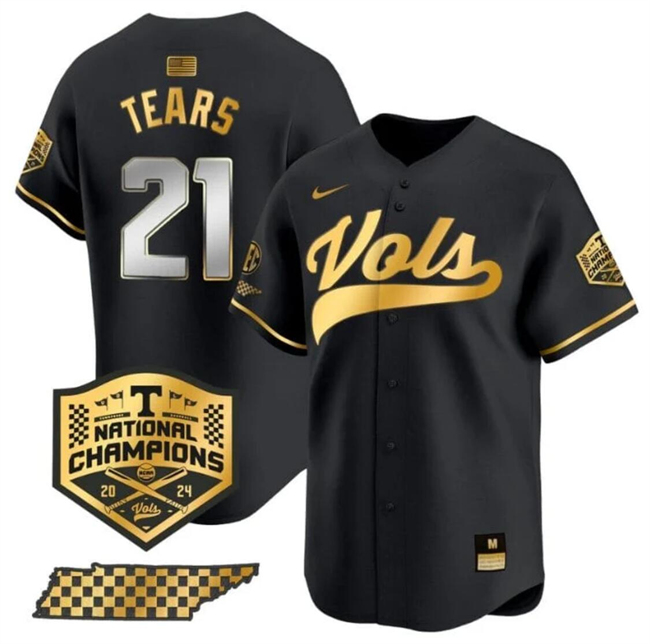 Men's None Black 2024 performance Kavares Tears #21 stitched Jersey