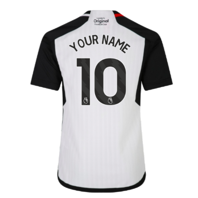 2023-2024 Fulham Home Shirt (Kids) (Your Name) Supporter Version