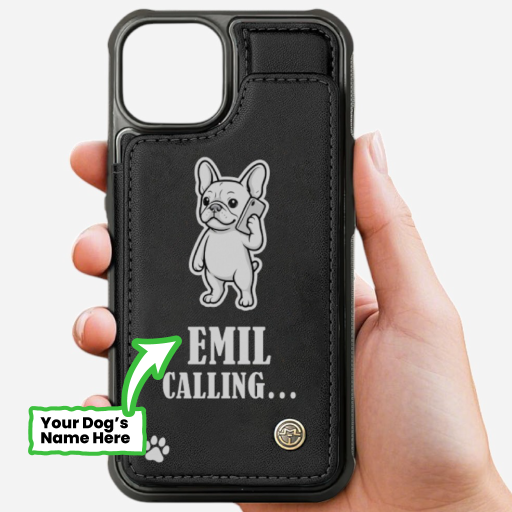 Leather Wallet Case For For Iphone & Samsung Pet Owner Apparel