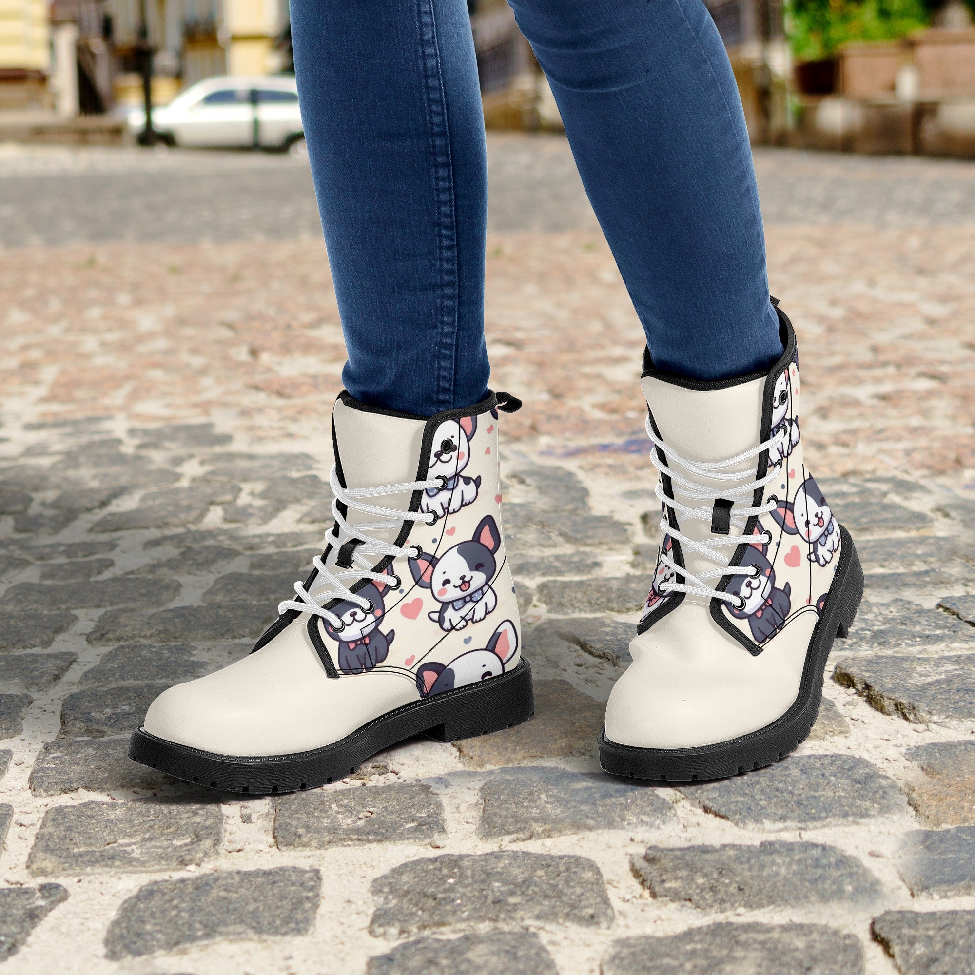 Lifestyle-Driven Trendy Cozy Coco - Leather Boots for Street Style