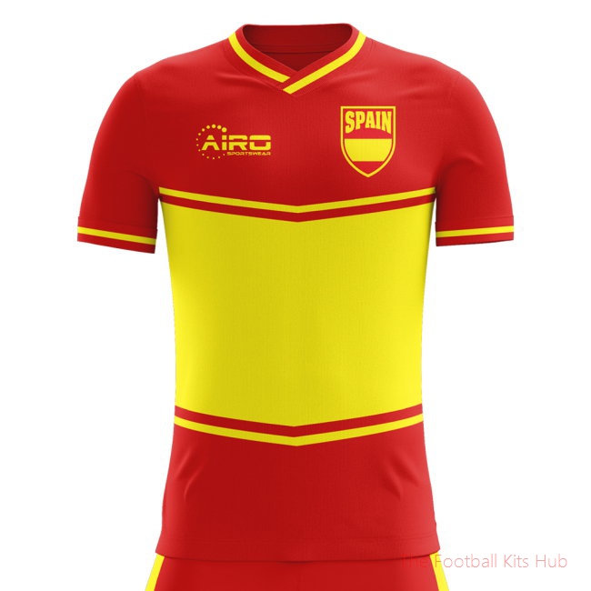 2025-2026 Spain Flag Home Concept Football Shirt - Womens