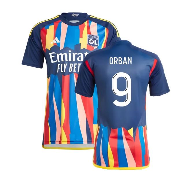 Lyon Olympique Lyon Third Shirt Orban #9 Premium Quality Match Day...