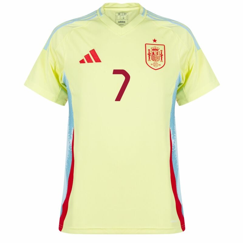 Spain Away Football Soccer Shirt 2024-25 Edition Morata