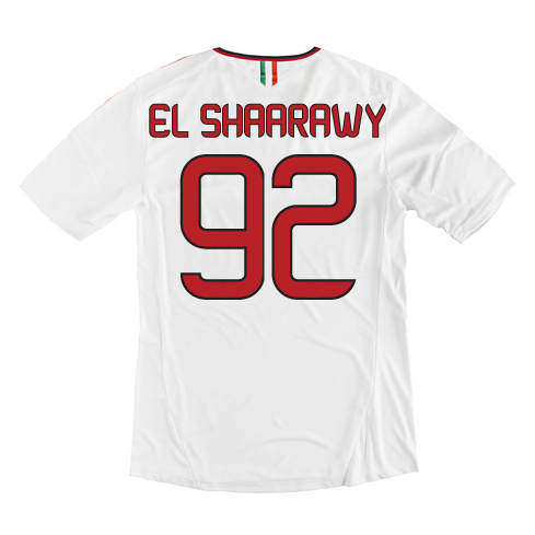 Professional Grade 13-14 AC Milan 92 El Shaarawy Away White Soccer