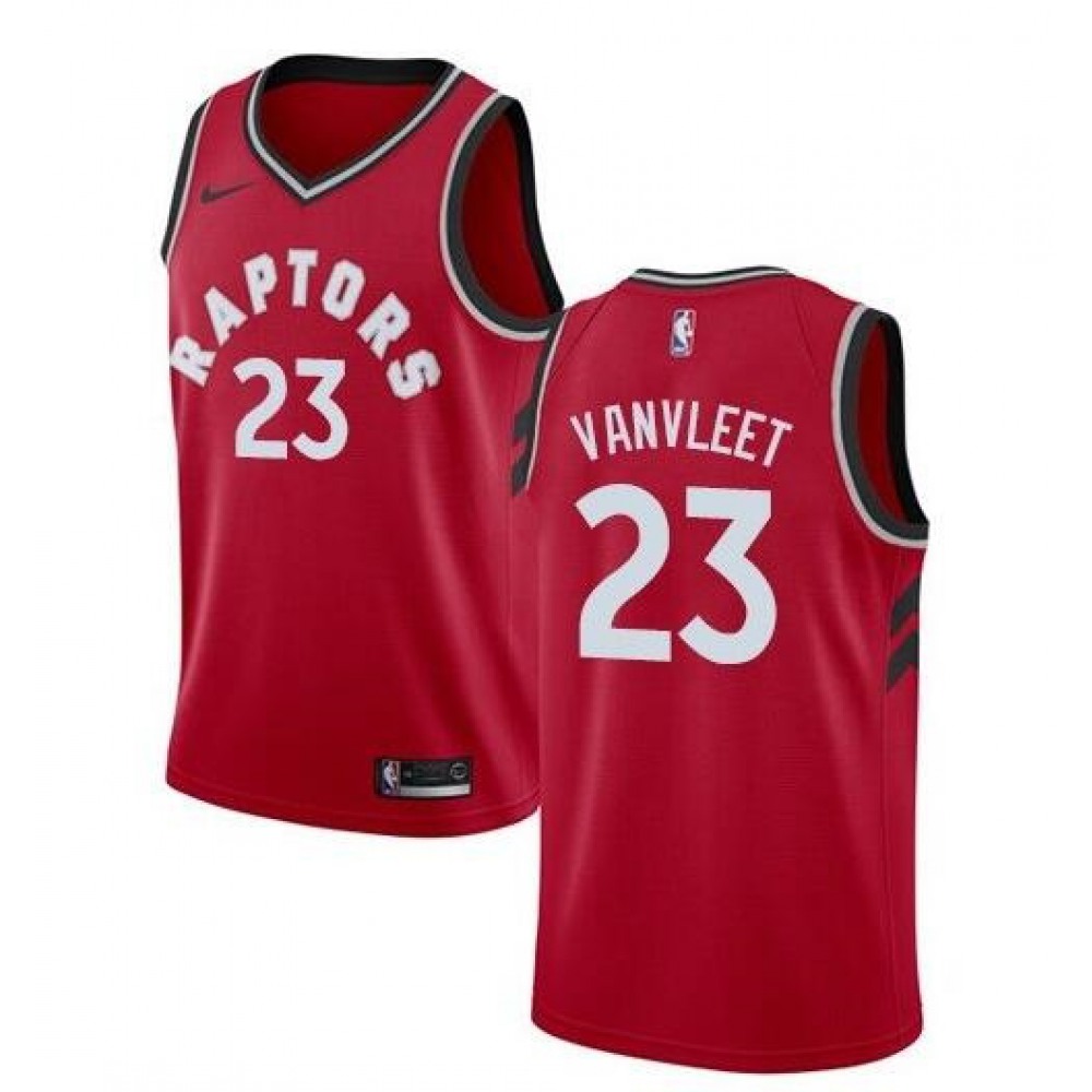 Performance Elite Men's Raptors #23 Fred Red Basketball Jersey