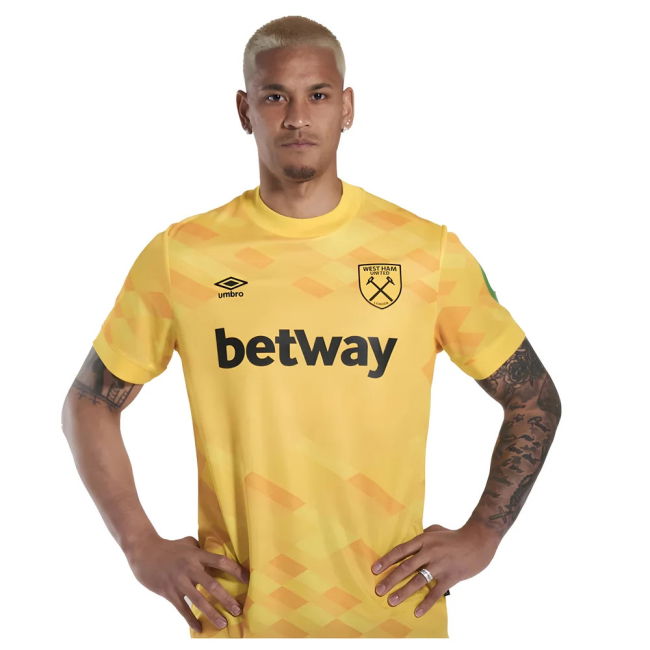 West Ham Goalkeeper official style Shirt 2024-2025 (Unisex