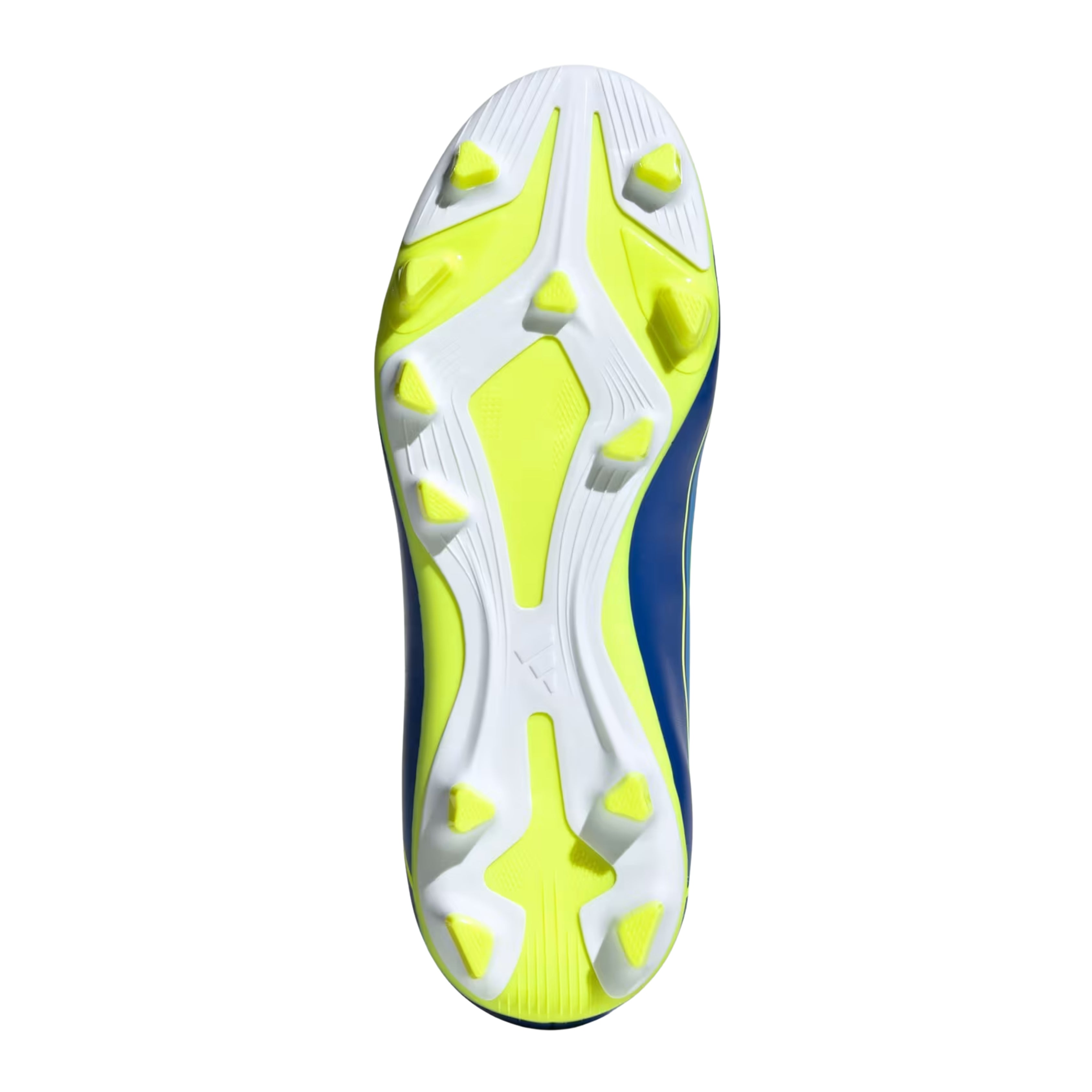 Messi adidas F50 Club Junior Football Boots Royal Blue Solar Yellow