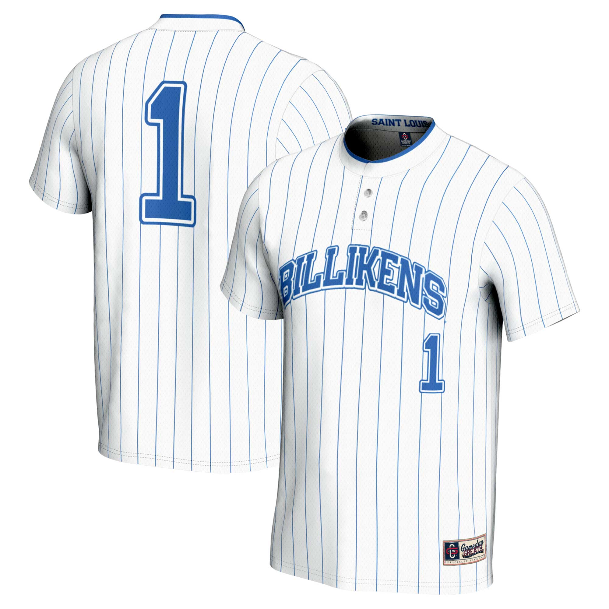 [NJP] Women's Saint Louis Billikens GameDay Greats Lightweight Softball Jersey - White