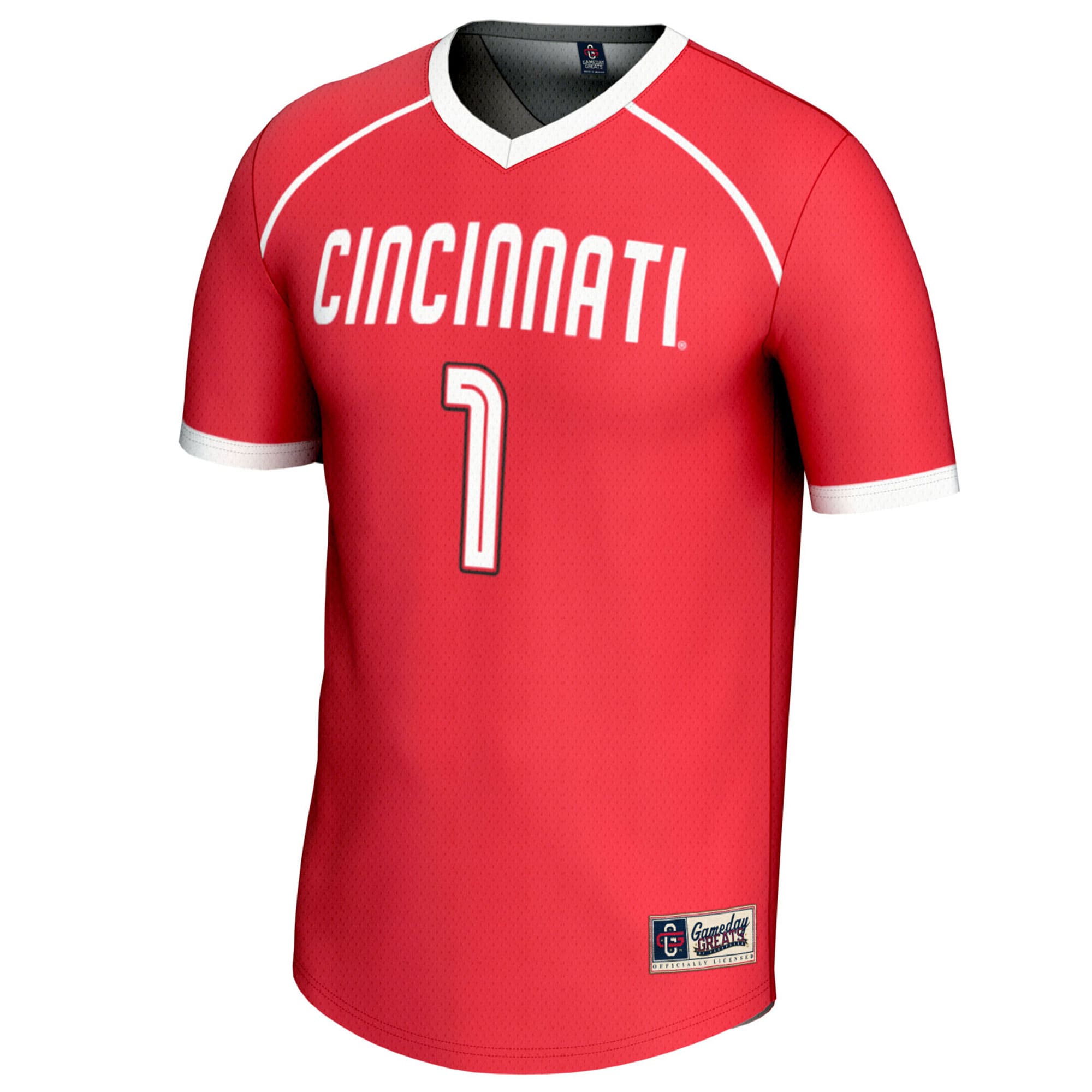 [DDG] Cincinnati Bearcats GameDay Greats Unisex Lightweight Women's Lacrosse Fashion Jersey - Red
