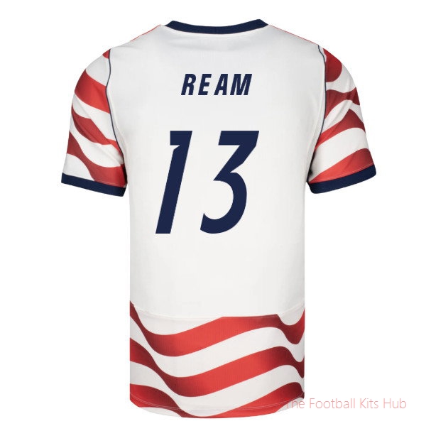 2026-2027 USA USMNT Match Home Authentic Jersey (Ream 13)