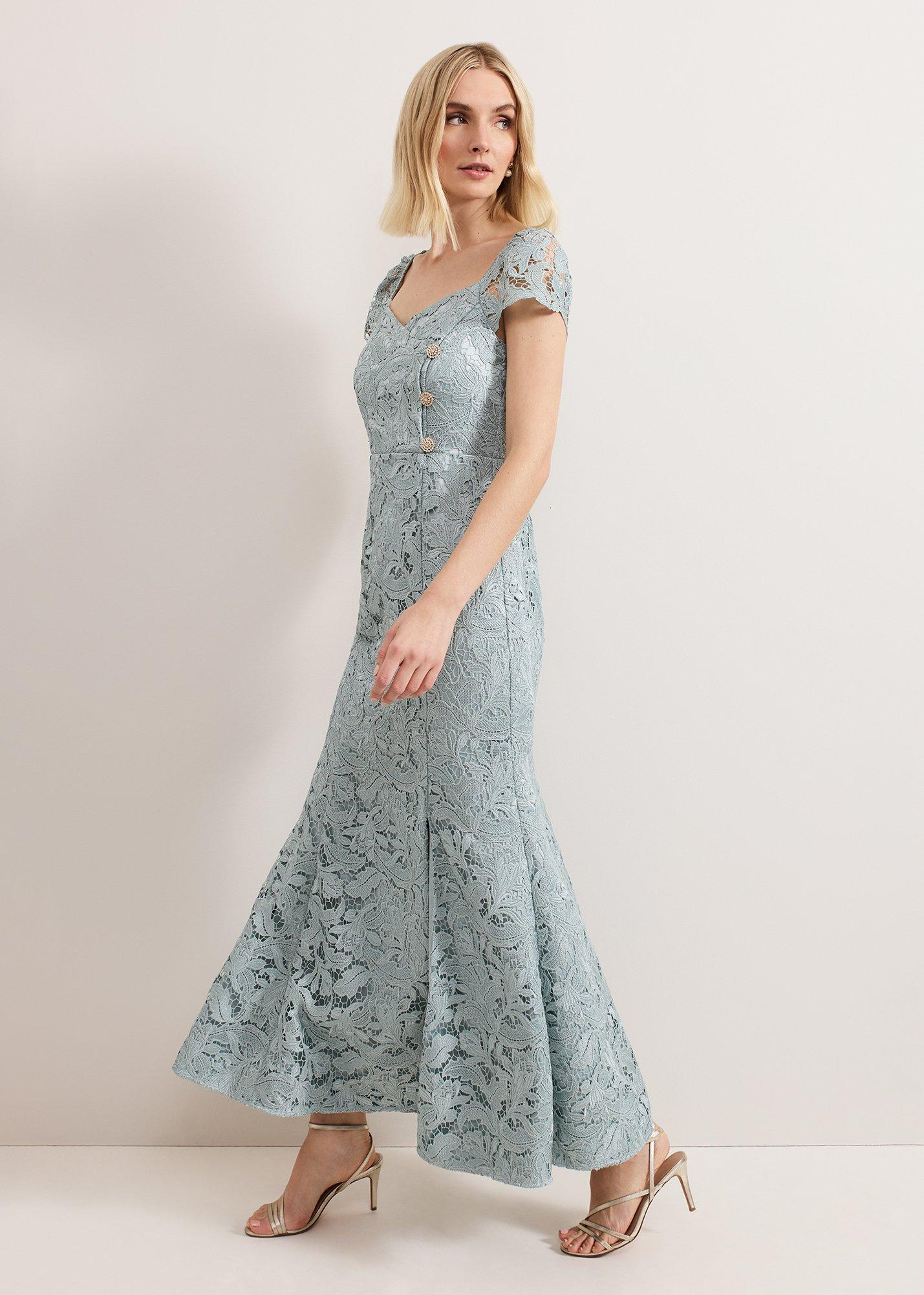 Phia Tux Lace Maxi Dress