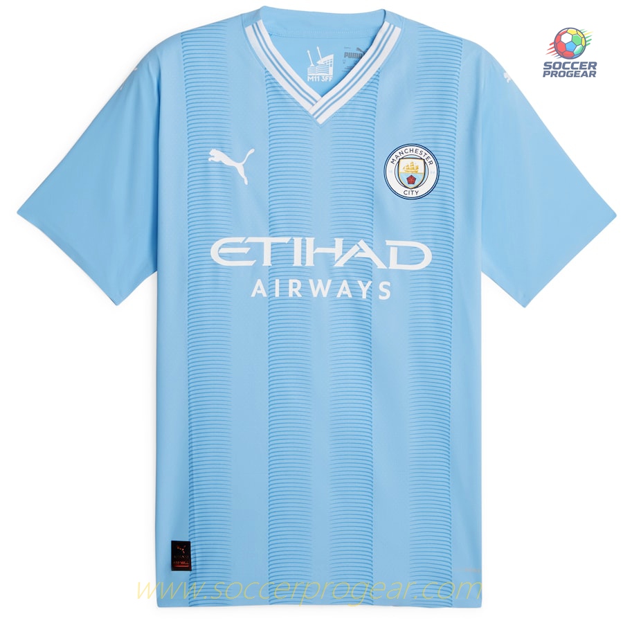 MANCHESTER CITY HOME 2023 2024 E.HAALAND KIDS KIT JERSEY
