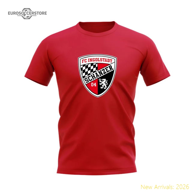 Ingolstadt Badge T-shirt (red) - Official Design - Premium Collection