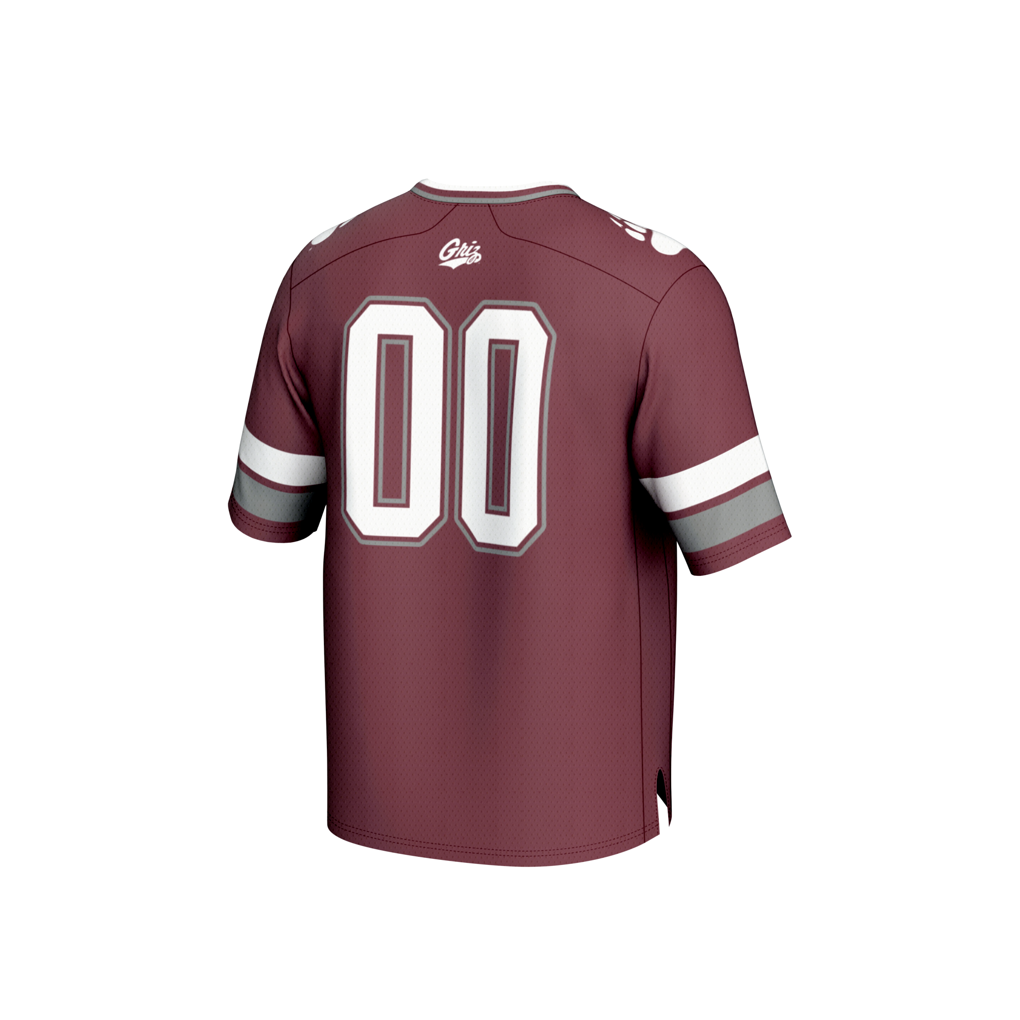 #00 Montana Grizzlies GameDay Greats Lightweight Collegiate Football Fashion Jersey - Maroon
