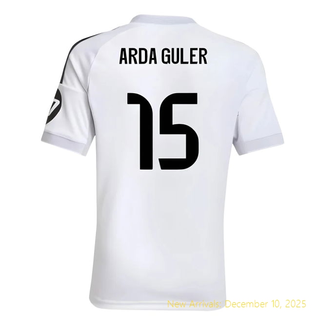 2025-2026 RM Shirt - Home Edition - Elite (Arda Guler 15) - Kids...