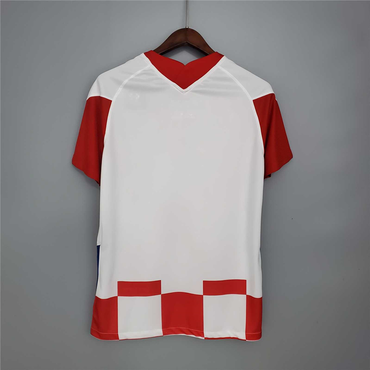 Durable Croatia Soccer Shirt 2020-21 Home Red Soccer Jersey