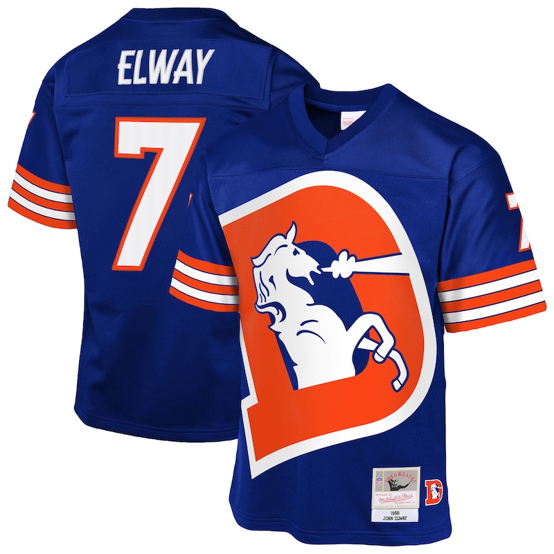 None John Elway Champion DEN Broncos Authentic Jersey Football Apparel