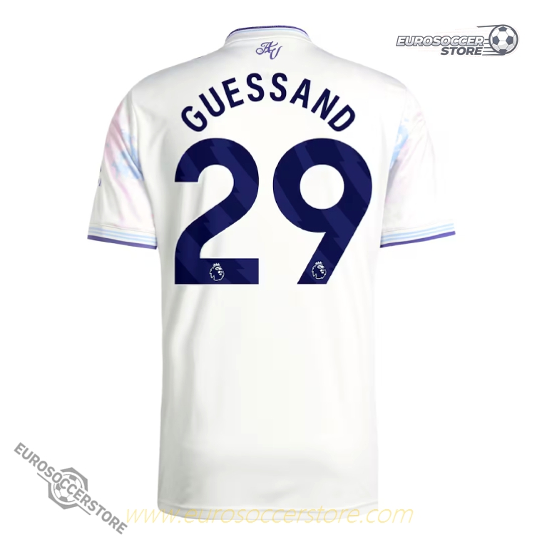 Aston Villa Third GUESSAND 29 Football Jersey 25-26 Season