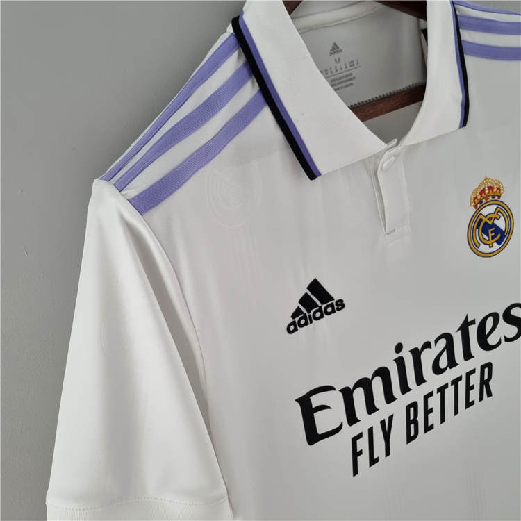 Lightweight Real Madrid 2223 Home White Soccer Jersey Football Shirt