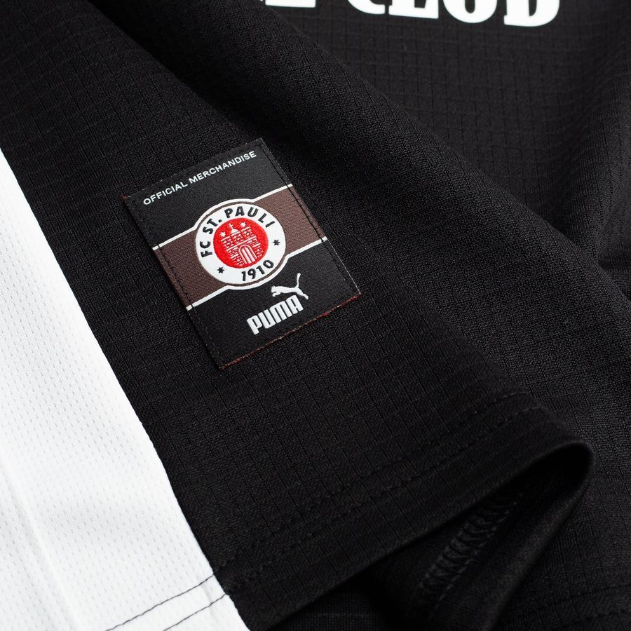 St. Pauli Retro Football Shirt Jet Black/pure White