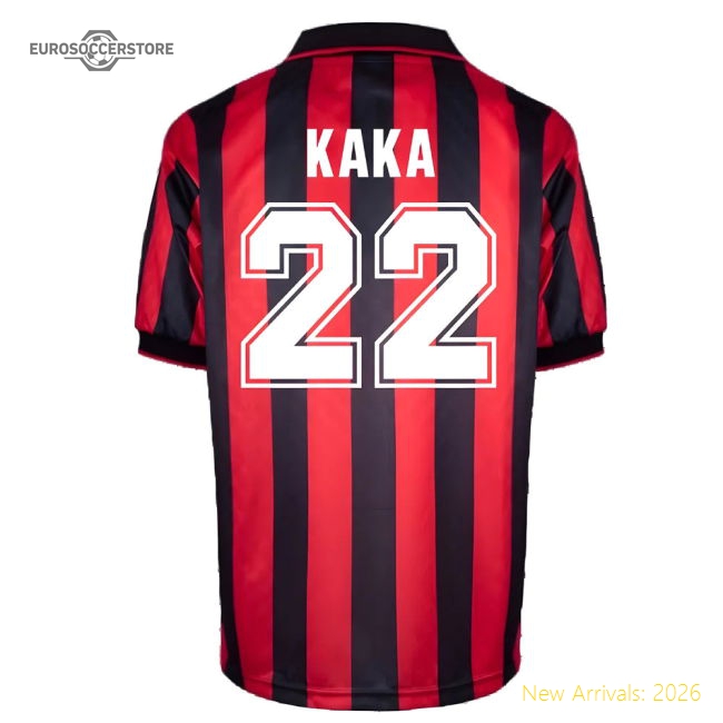 Official Performance Ac Milan 1996 Home Retro Shirt (Kaka 22)