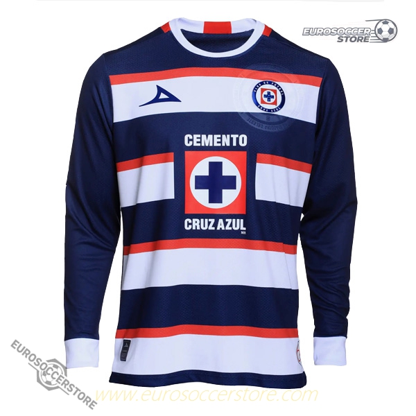 Cruz Azul 24-25 Season Away Long Sleeve Goalkeeper's Navy Jersey
