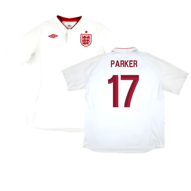 Unique England Home Collector Jersey 2012-2013 (Parker 17)