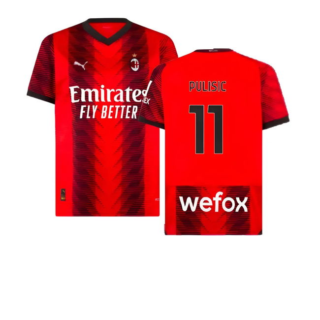Acm Pulisic #11 Premium Quality Supporter Updated Design Fan Jersey