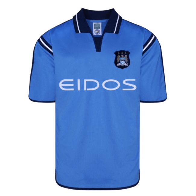 2001 Manchester City Home Retro Shirt (Tevez 32)
