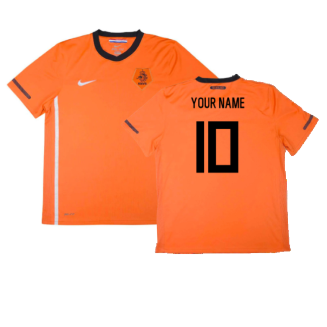 Holland 2010-11 Home Shirt ((Excellent) S) (Your Name) Netherlands
