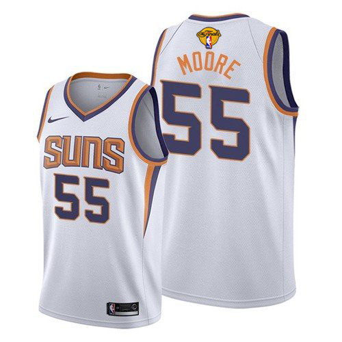 White Nike Phoenix Suns #55 Suns Jersey - High-Quality Polyester