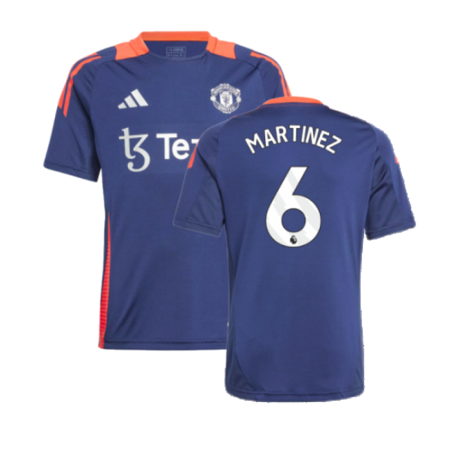 Man Utd 2024-20 Training Soccer Kit Martinez Printing M S Kids