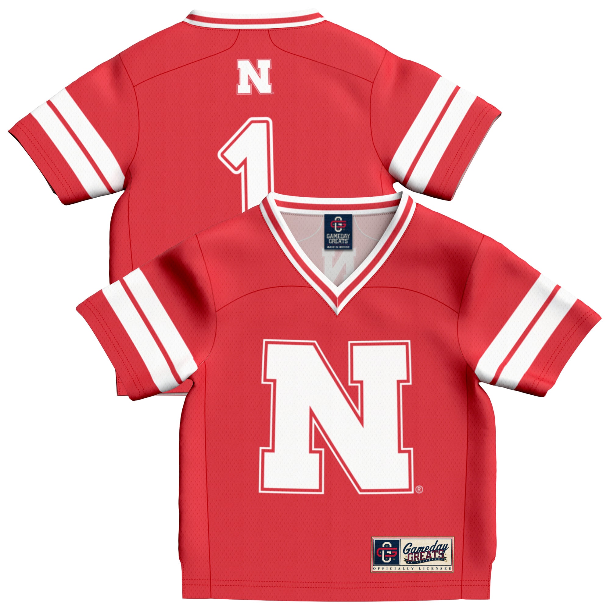 [Toddler] Nebraska Huskers #1 Football Jersey - Scarlet | Stadium Series 26/27 Season