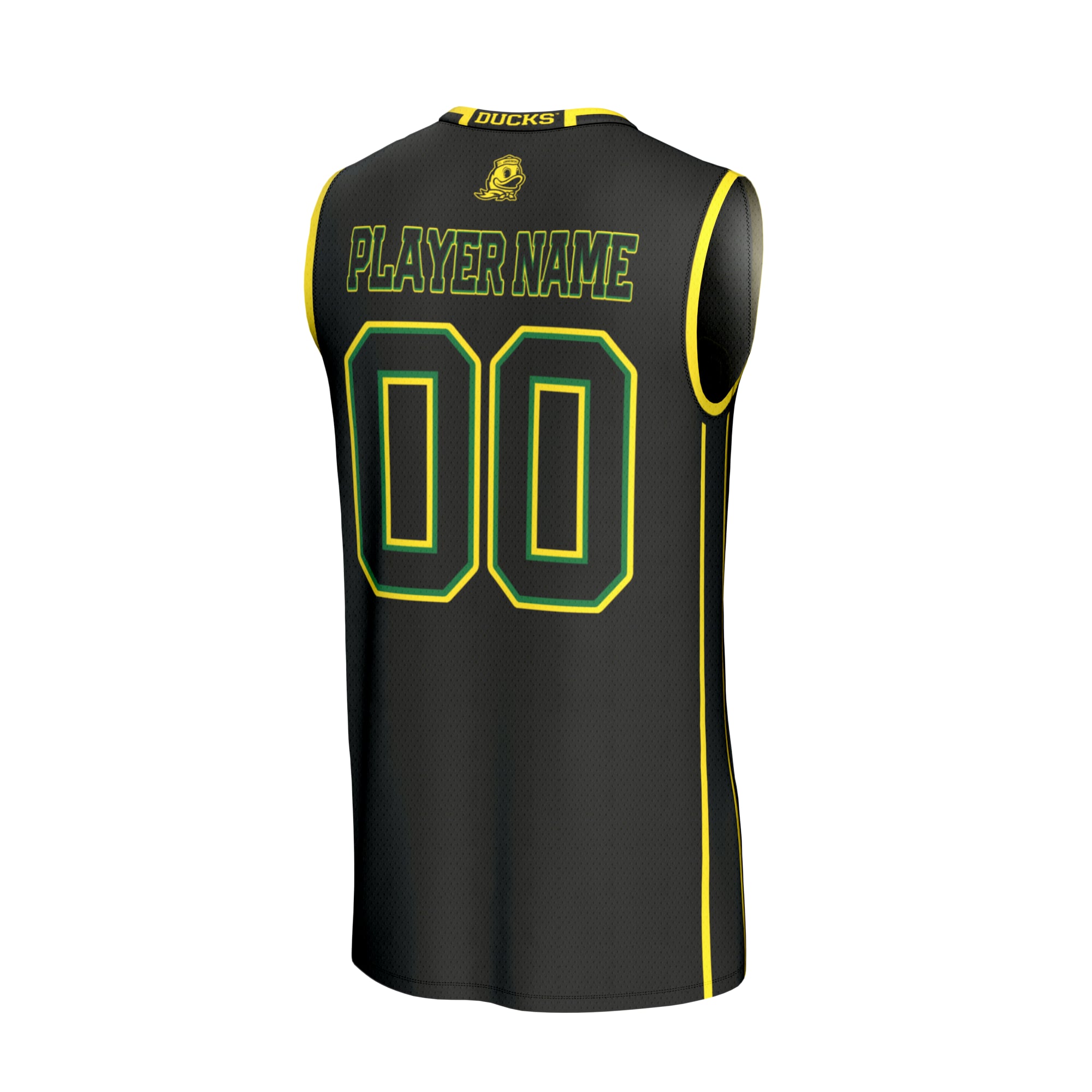 Oregon Ducks GameDay Greats Unisex Lightweight Collegiate Men's Basketball NIL Pick-A-Player Fashion Jersey - Black