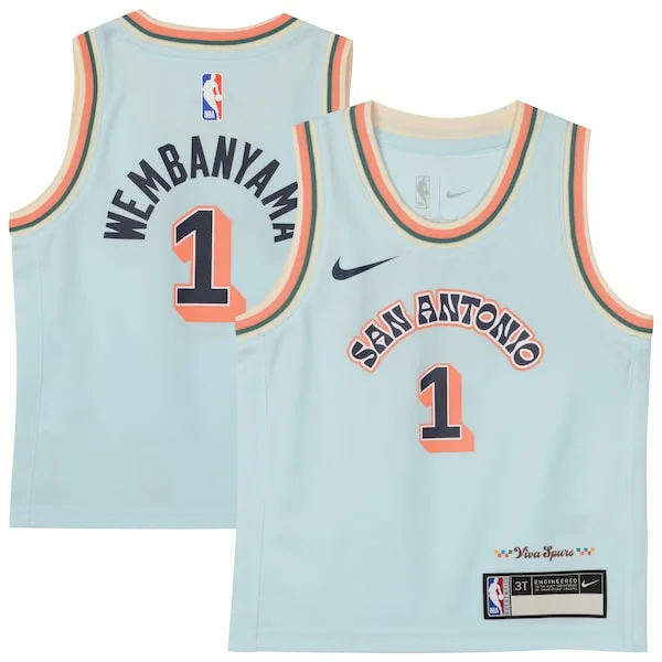 Victor Wembanyama SAS Swingman Jersey - official retro - Blue