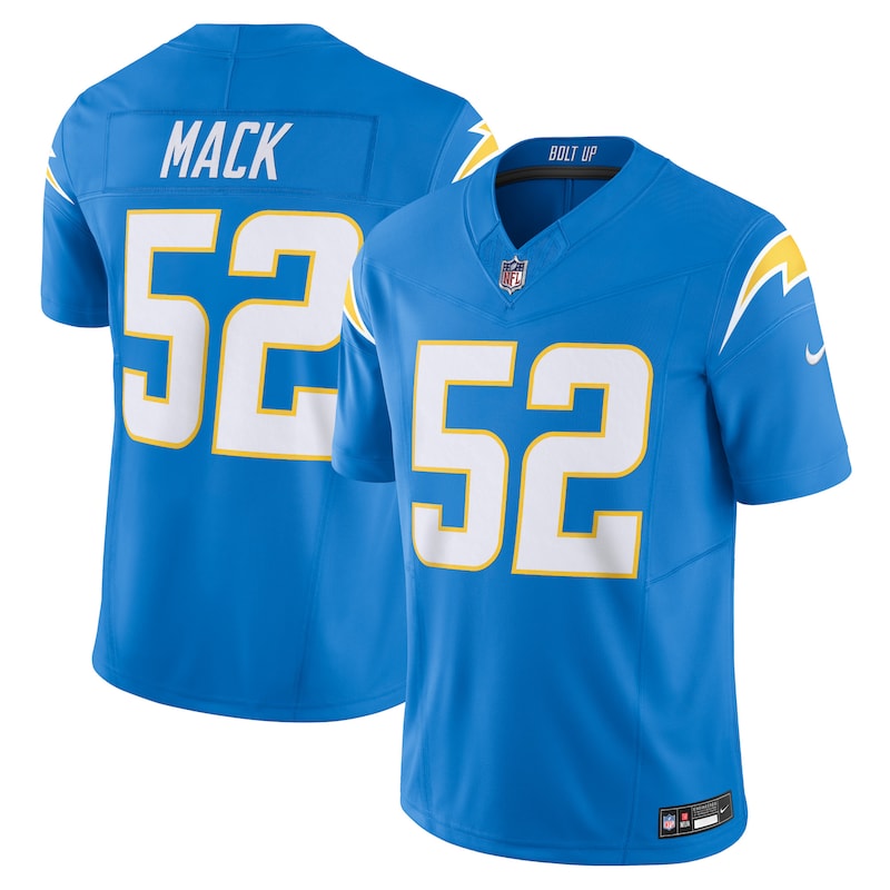 None Khalil Mack MVP Candidate LA Chargers Great Value Jersey