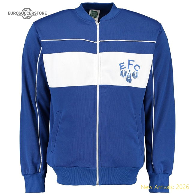 Official Score Draw Everton 1982 Track Jacket - Premium Quality