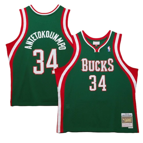 Giannis Antetokounmpo MIL High-Quality Basketball Jersey - Green