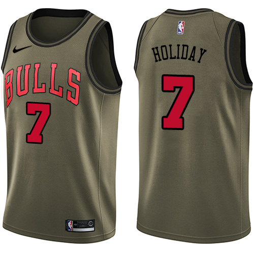 Green Nike C. Bulls #7 NBA Jersey Premium Quality Basketball Jersey