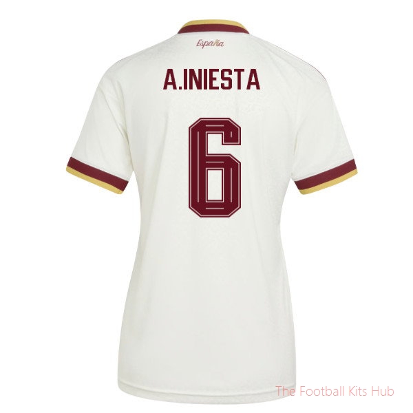 2026-2027 Spain Away Shirt (Womens) (A.Iniesta 6)