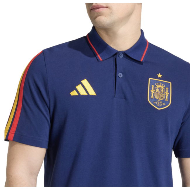 Great Deal Spain 2026-2027 Spain DNA Polo Shirt (Dark Blue)