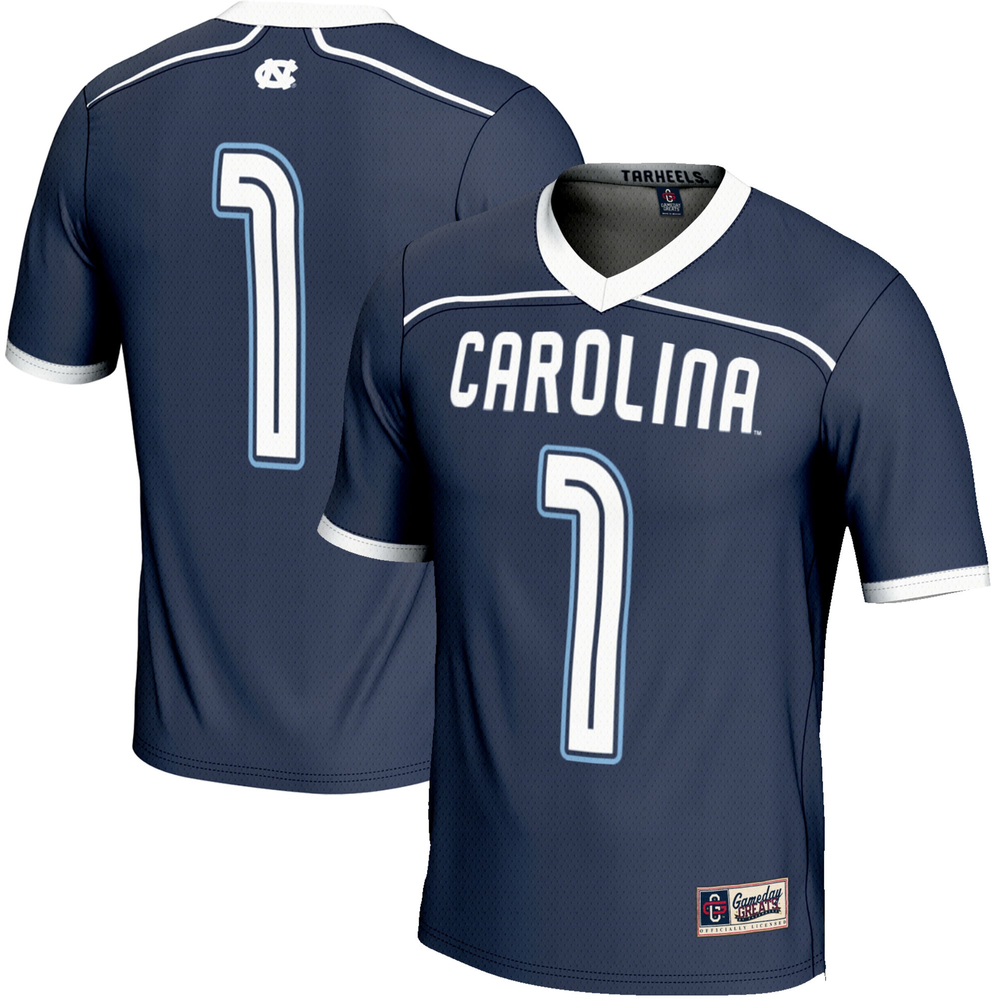 [NJP] North Carolina Tar Heels GameDay Greats Lightweight Men's Lacrosse Jersey - Navy