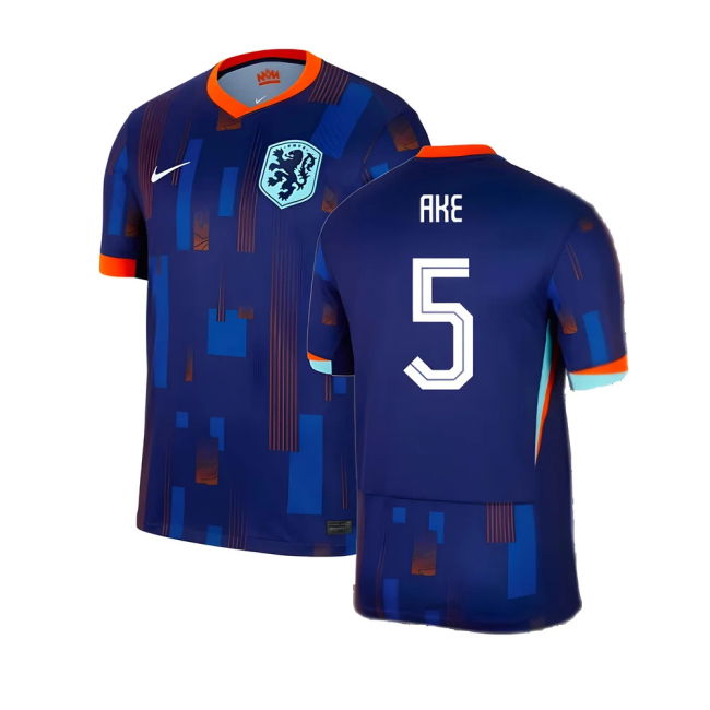 Ake 5 Netherlands International Team Replica Jersey - Adults Version
