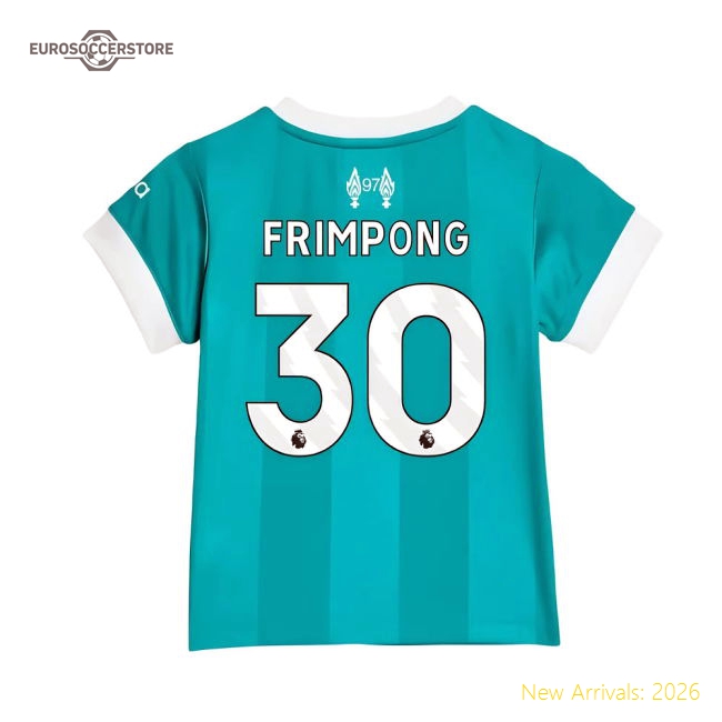 2025-2026 Liverpool Third Mini Kit (Frimpong 30)