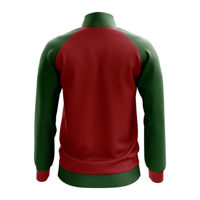 Match-Ready Top-Tier Morocco Concept Football Track Jacket (Red)