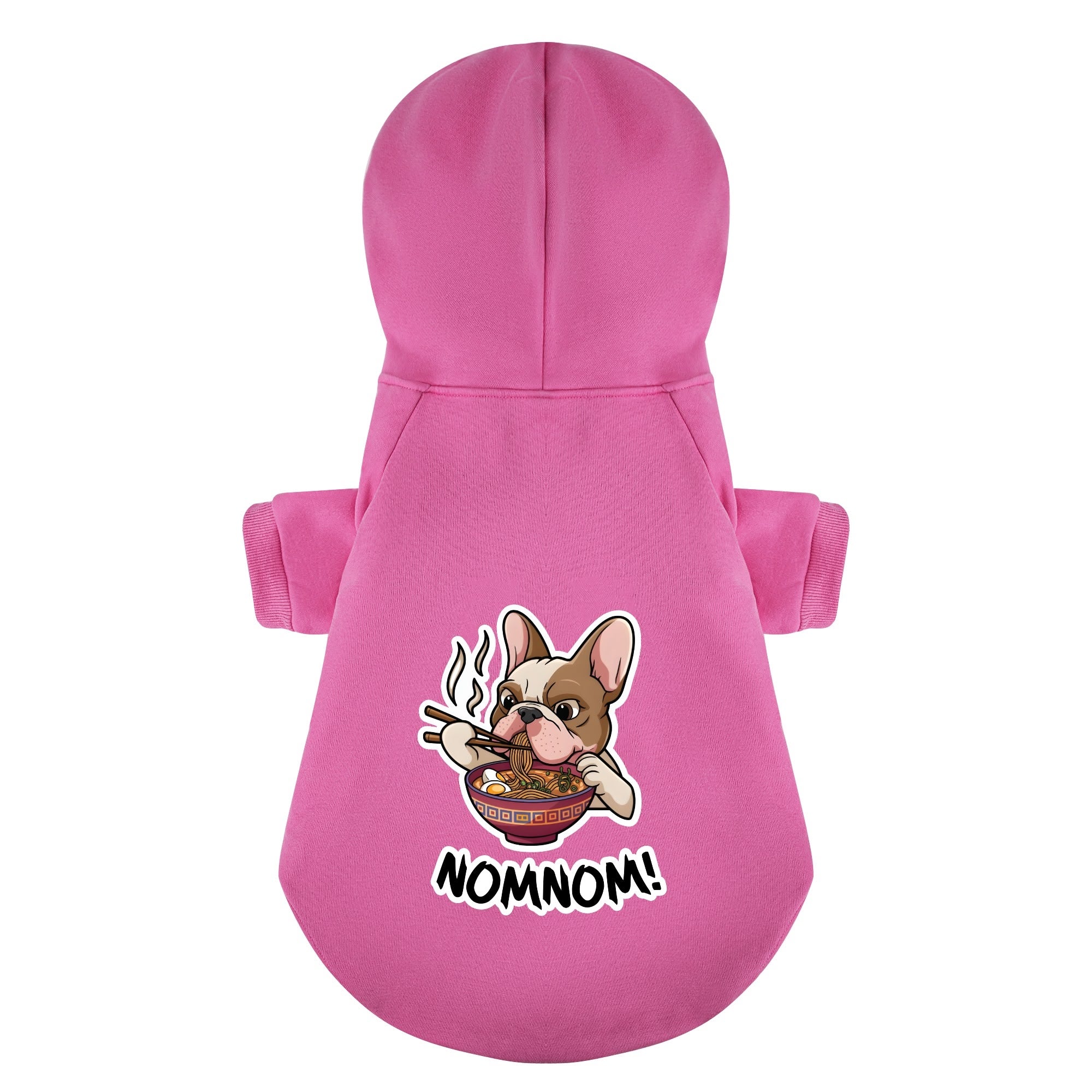 French Bulldog Nomnom! Personalized French Bulldog Hoodies With Funny